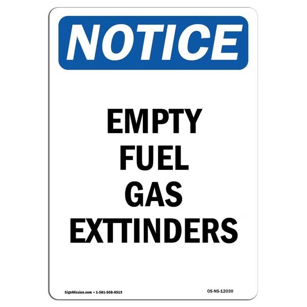 Safety Sign, OSHA Notice, 14
